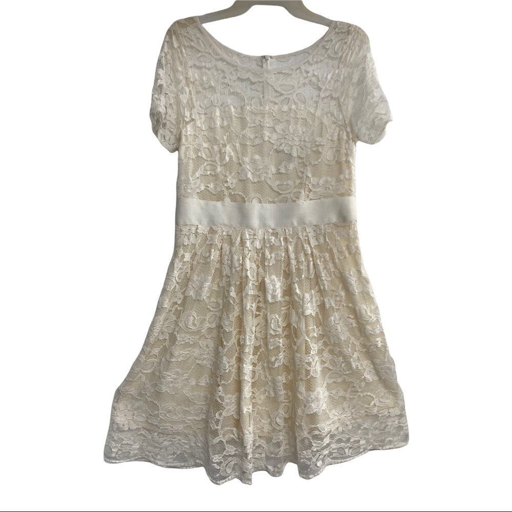 BB Dakota,Ivory lace dress,size 10, Cottage Core‎